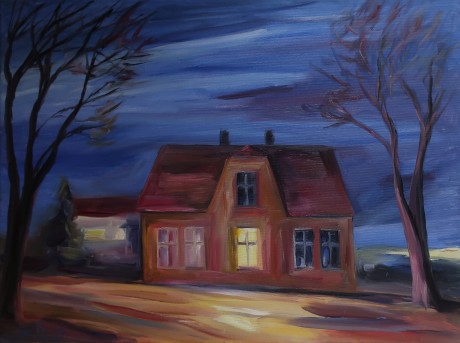 Light in the window (60x80 cm)