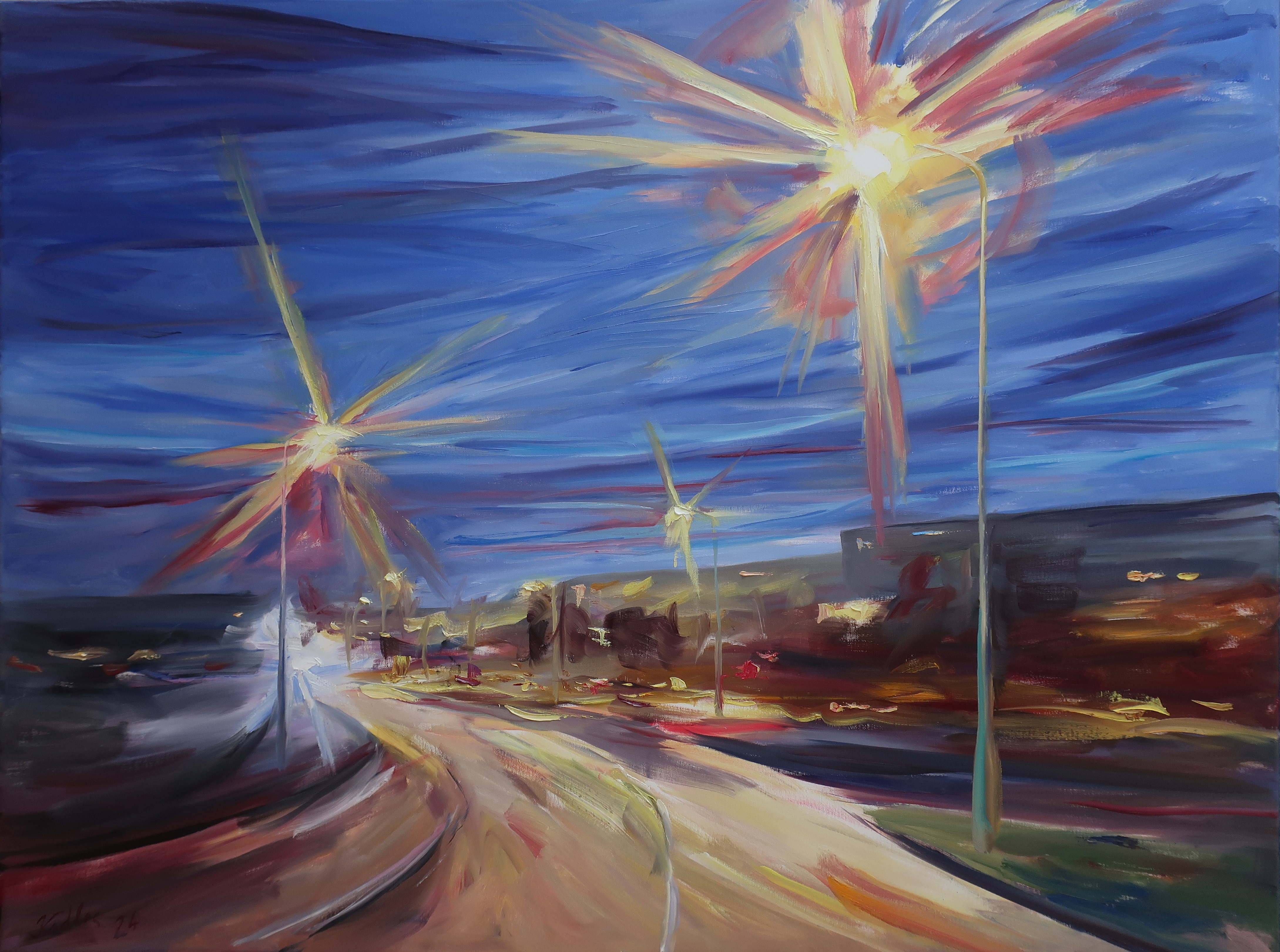 Citylights (90x120 cm)