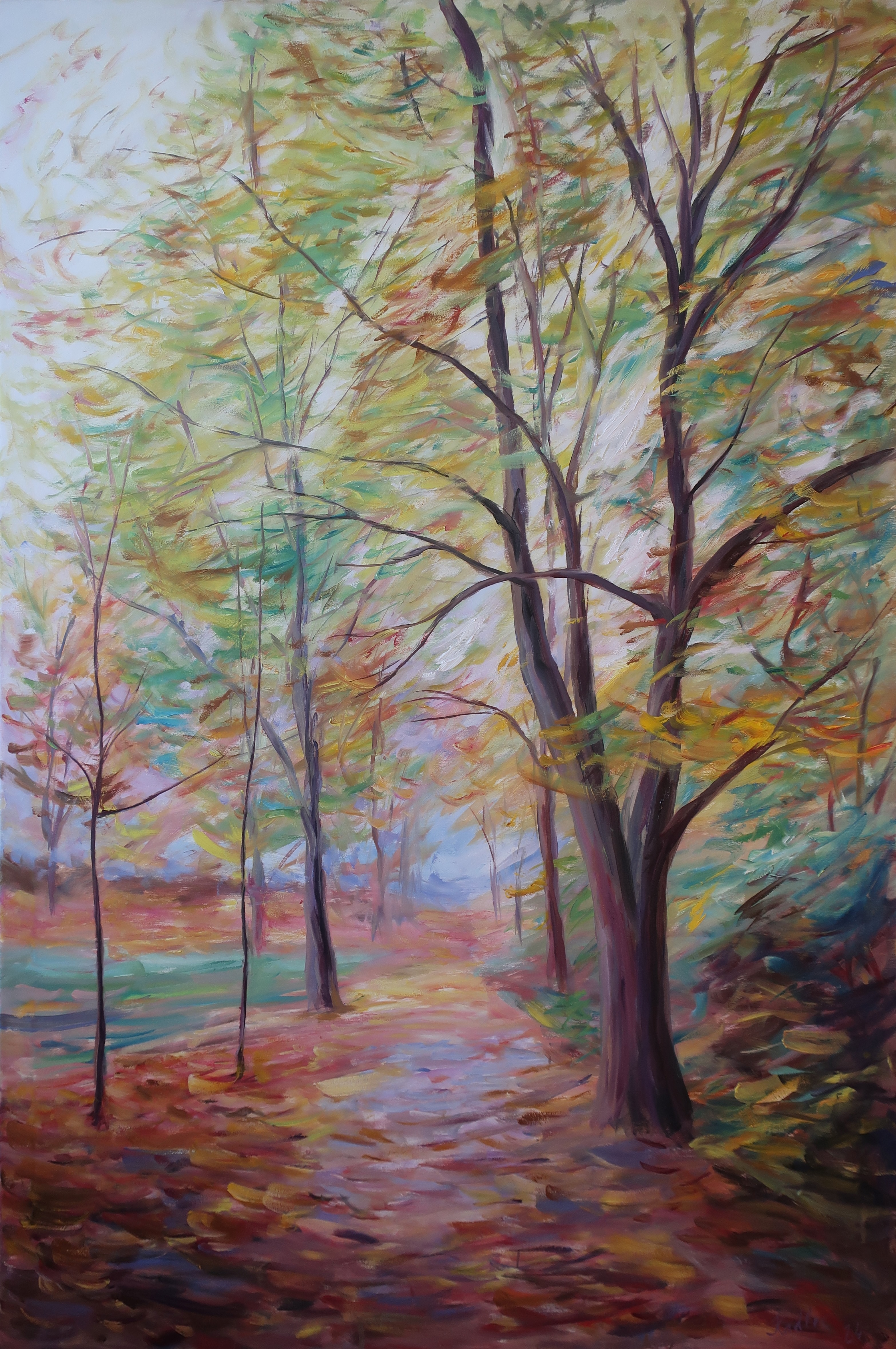 Autumn path (150x100 cm)